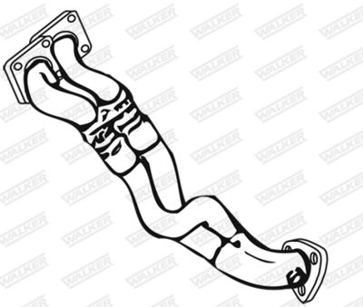 Exhaust Pipe WALKER 02762