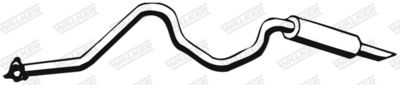 Rear Muffler WALKER 02832