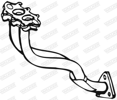Exhaust Pipe WALKER 02956