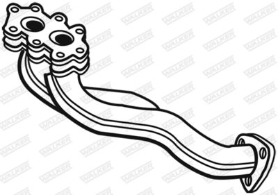 Exhaust Pipe WALKER 02957