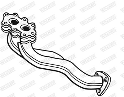 Exhaust Pipe WALKER 02958