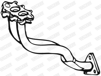 Exhaust Pipe WALKER 02959