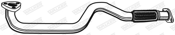 WALKER 03121 Exhaust Pipe