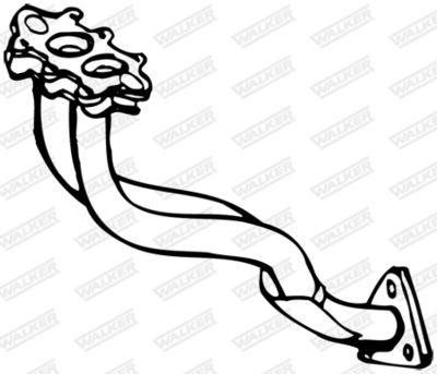Exhaust Pipe WALKER 03132
