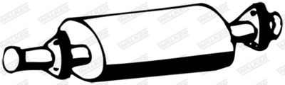Centre Muffler WALKER 03408