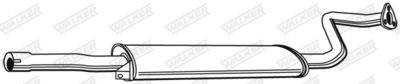 Centre Muffler WALKER 03443