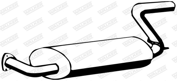 WALKER 03444 Rear Muffler