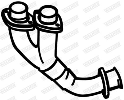 Exhaust Pipe WALKER 04051