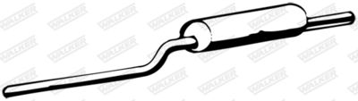 Rear Muffler WALKER 04091