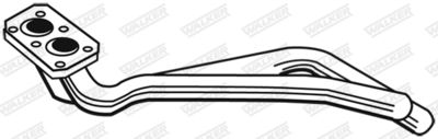 Exhaust Pipe WALKER 04180