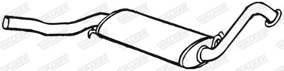 Centre Muffler WALKER 04253