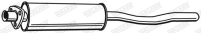 Front Muffler WALKER 04265