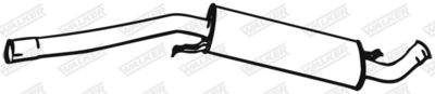 Centre Muffler WALKER 04299