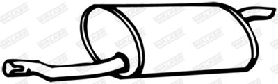 Rear Muffler WALKER 04359