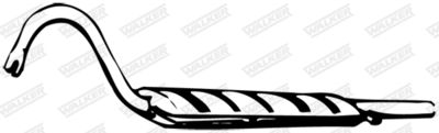 Rear Muffler WALKER 04382