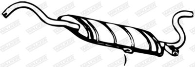 Rear Muffler WALKER 04383