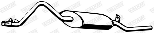 WALKER 04431 Rear Muffler