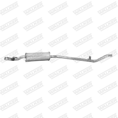 Rear Muffler WALKER 04437