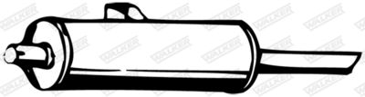 Rear Muffler WALKER 04450