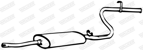 WALKER 04494 Rear Muffler