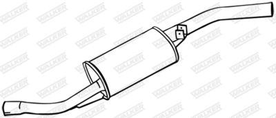 Rear Muffler WALKER 04514