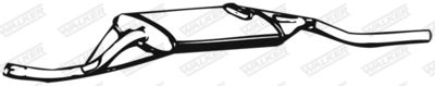 Rear Muffler WALKER 04555