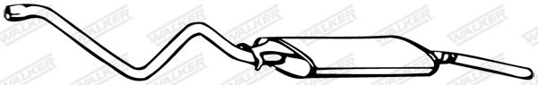 WALKER 04559 Rear Muffler