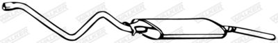Rear Muffler WALKER 04559