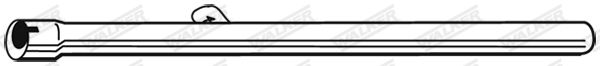 WALKER 04563 Exhaust Pipe