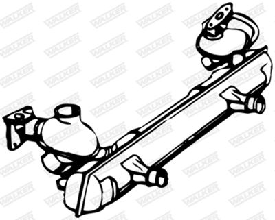 Centre Muffler WALKER 04681
