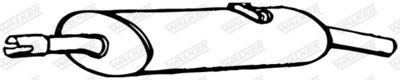 Rear Muffler WALKER 04694