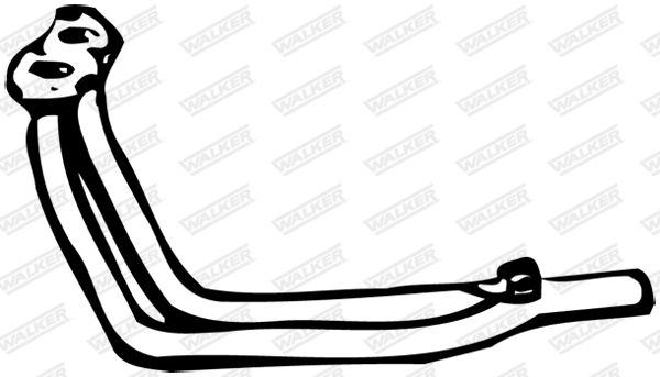 WALKER 04753 Exhaust Pipe