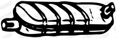 Centre Muffler WALKER 04801