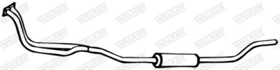 Front Muffler WALKER 04825
