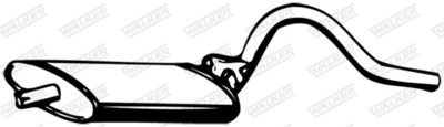 Centre Muffler WALKER 04860