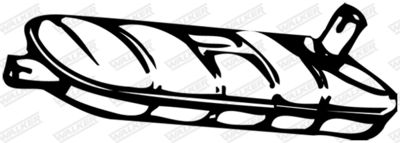 Front Muffler WALKER 04877