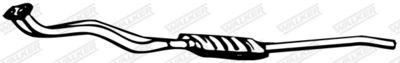 Front Muffler WALKER 04906