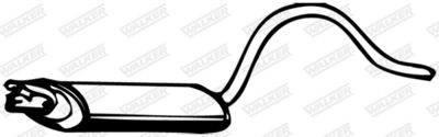 Centre Muffler WALKER 04916