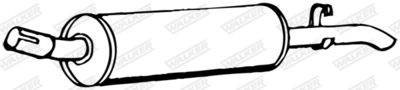 Rear Muffler WALKER 04918