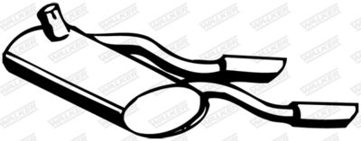Rear Muffler WALKER 04940