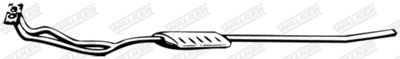 Front Muffler WALKER 05006