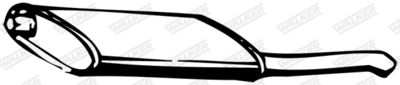 Rear Muffler WALKER 05030