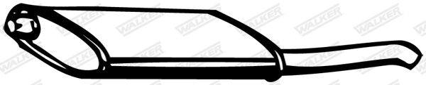 WALKER 05032 Rear Muffler