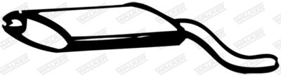 Rear Muffler WALKER 05035