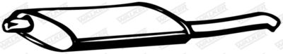 Rear Muffler WALKER 05037