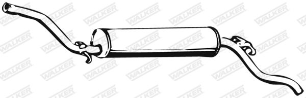 WALKER 05192 Rear Muffler