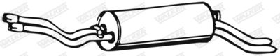 Rear Muffler WALKER 05395
