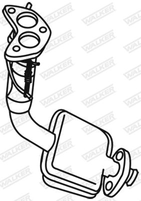 Front Muffler WALKER 05473