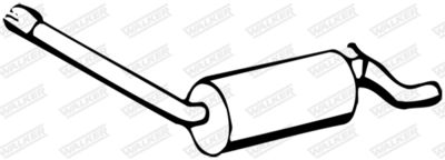 Rear Muffler WALKER 05499