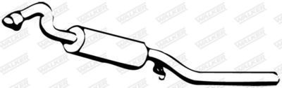 Rear Muffler WALKER 05610